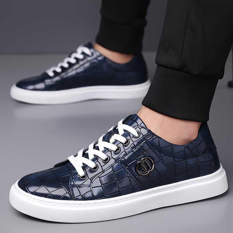 Elegancki fakturowany sneakersy