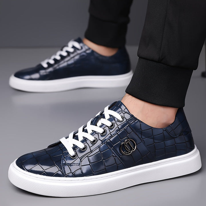 Elegancki fakturowany sneakersy