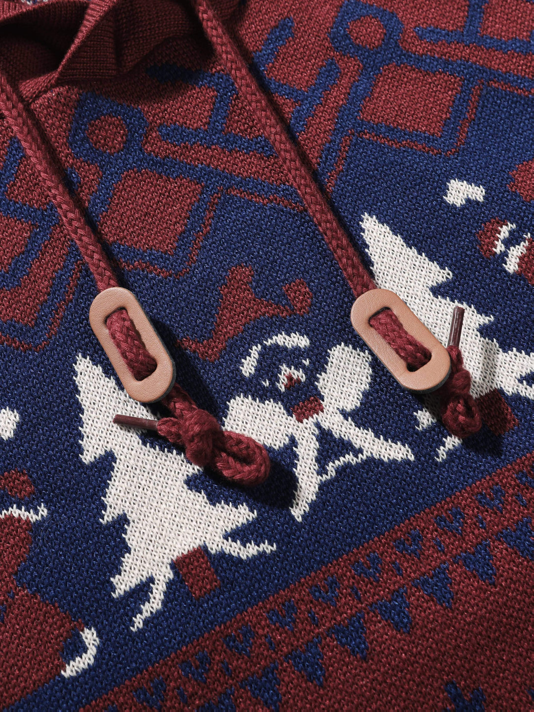 Christmas z kapturem sweter