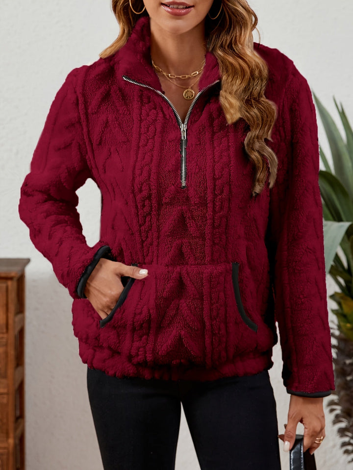 Przytulny zamek 1/2 sweter