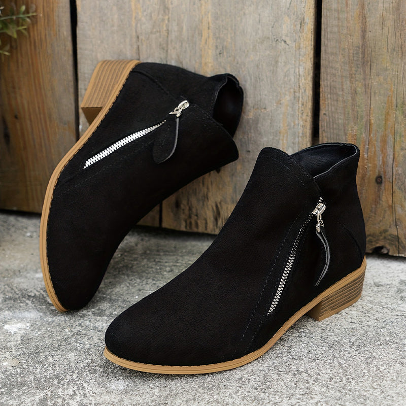 Elegancki wygodny Zipper buty