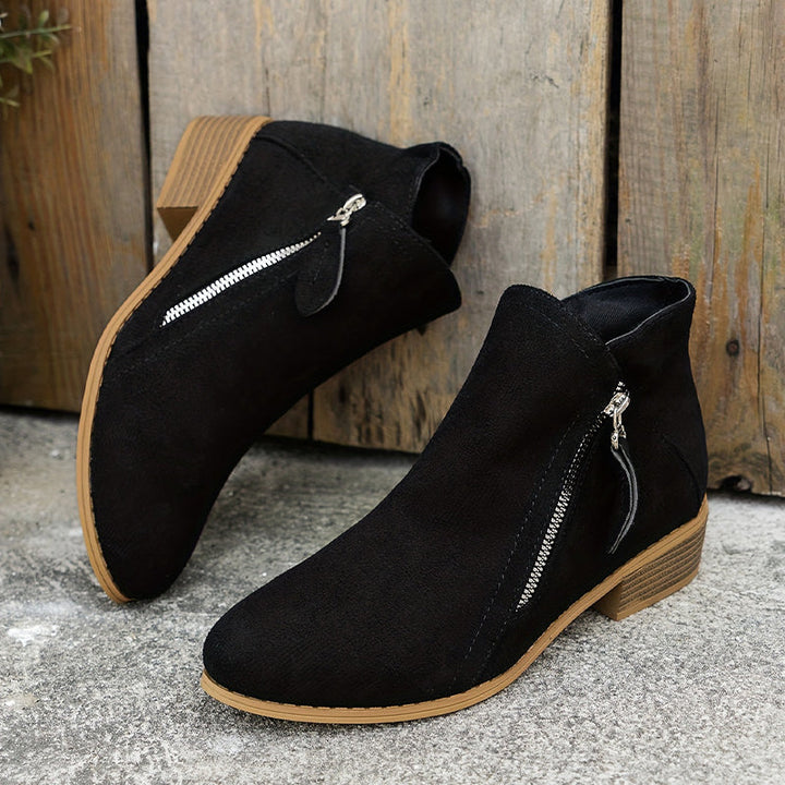 Elegancki wygodny Zipper buty