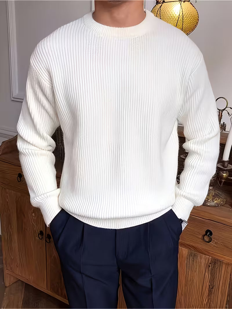 Knitwear długi rękaw prążkowany koszula
