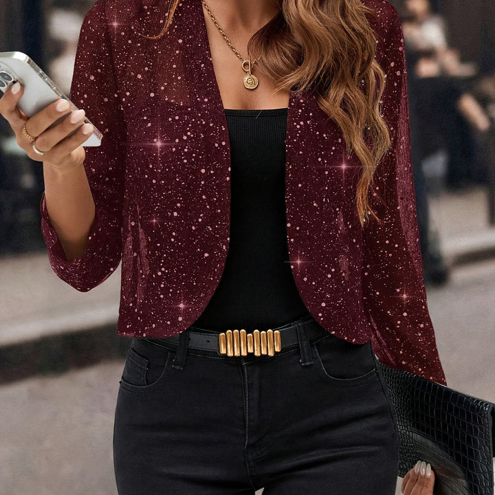 Shimmer Cropped kurtka