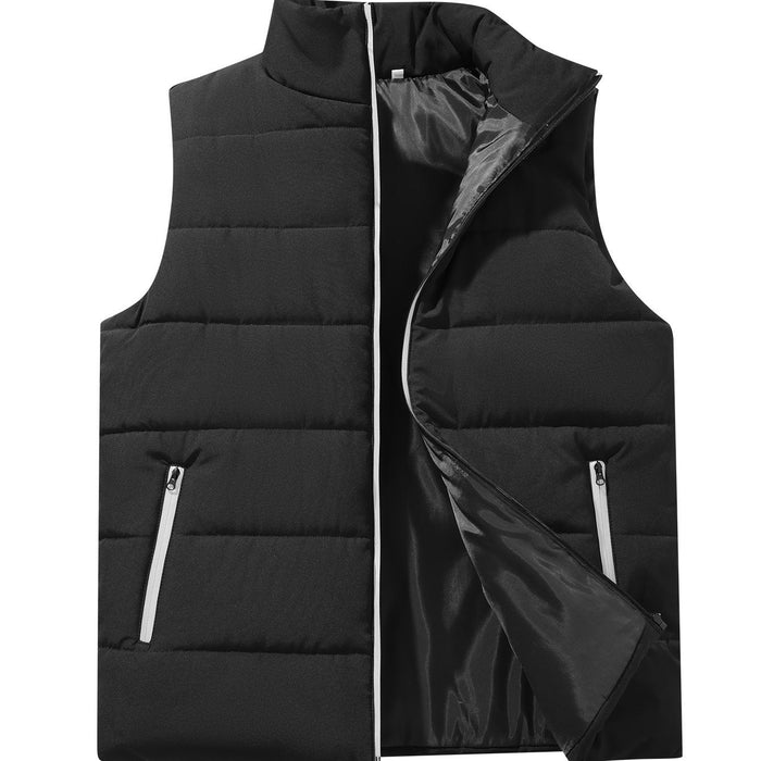 Pikowany Zip-Up kamizelka