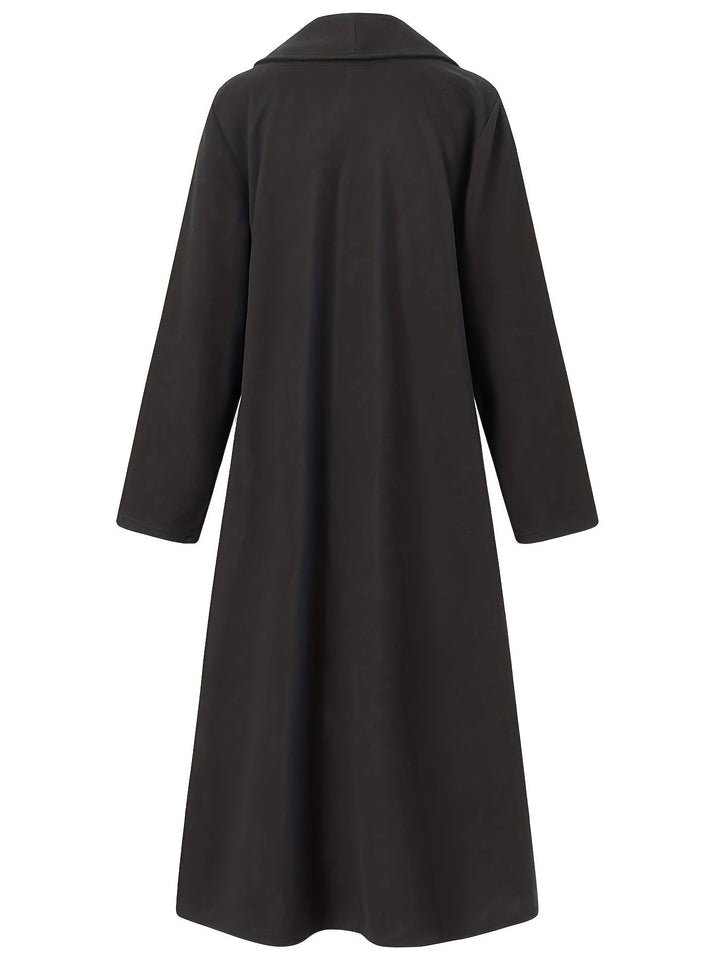 Elegancki wydłużony płaszcz