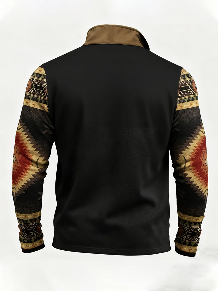 Southwestern zamek 1/2 sweter