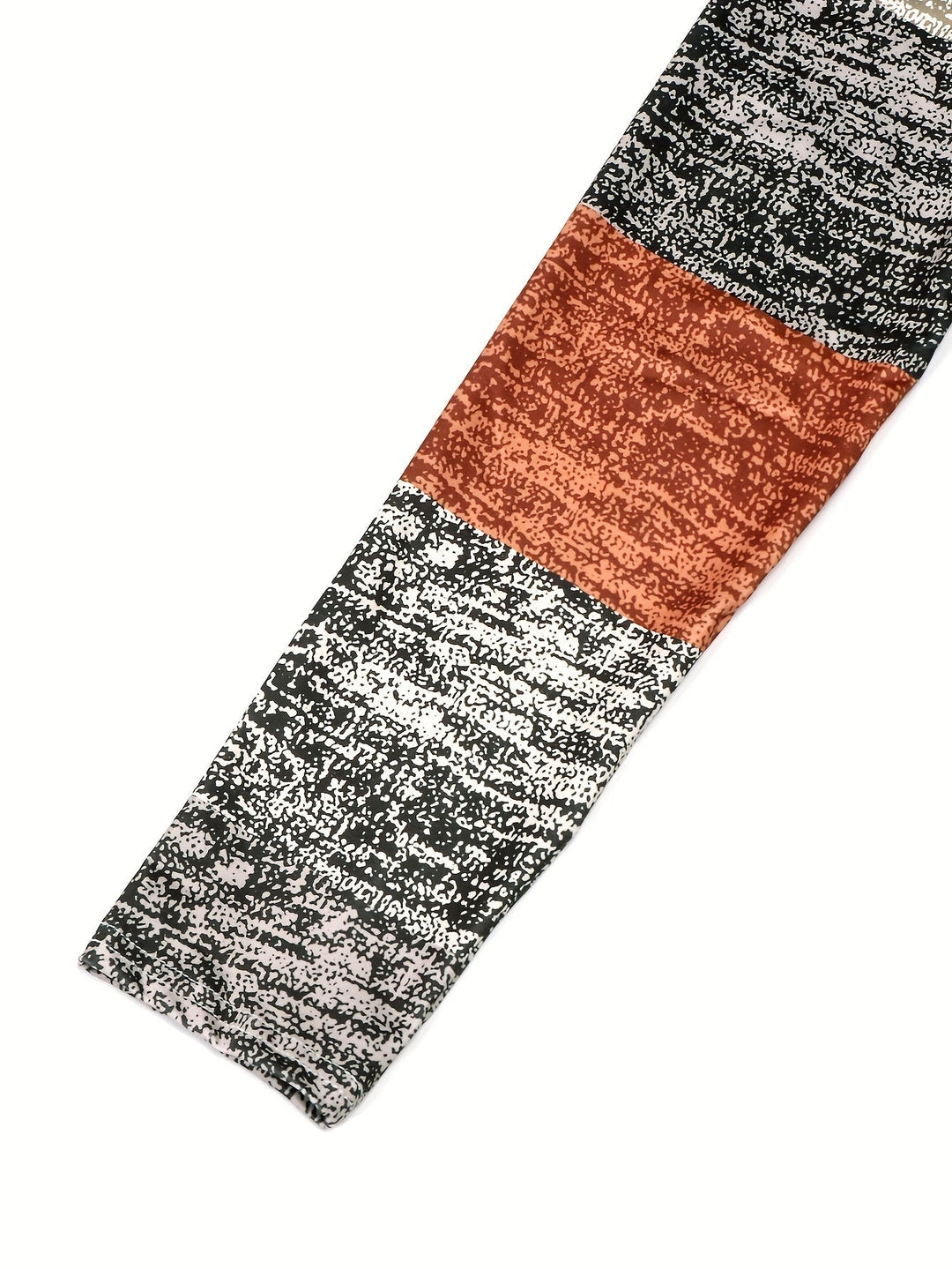 Colorblock zamek 1/4 top