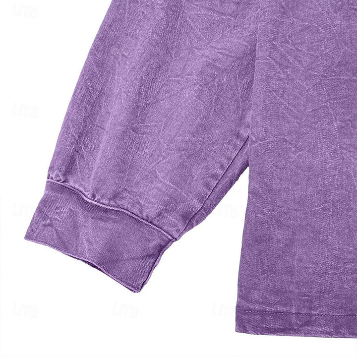 Vintage Washed koszula henley