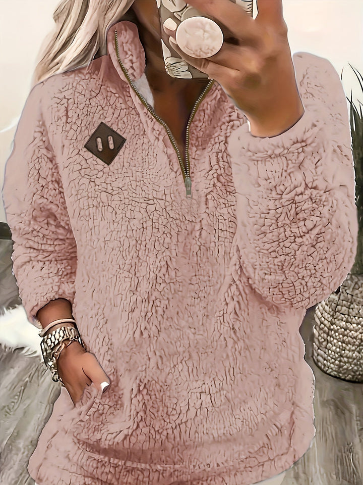 Przytulny zamek 1/2 sweter