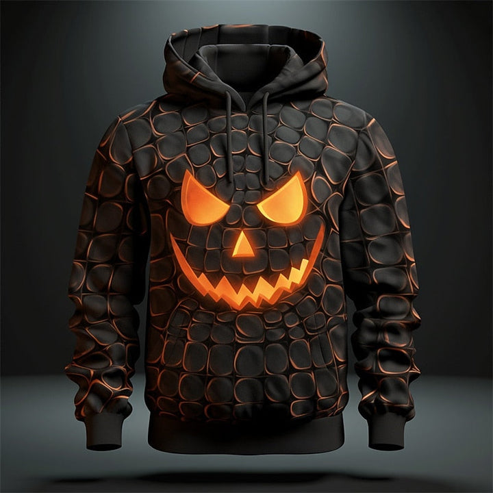 Halloween graficzny bluza z kapturem