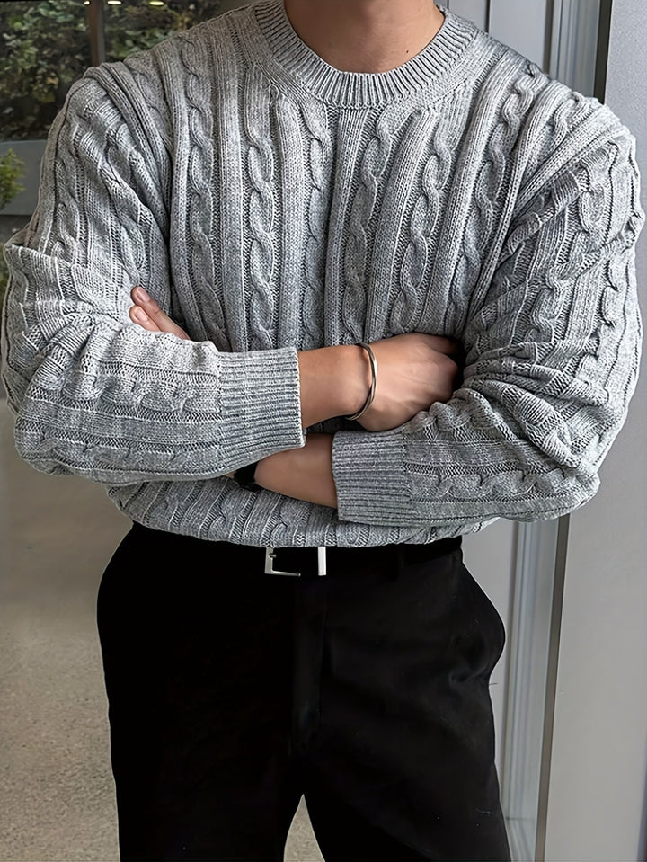 Twisted Cable sweter sweter
