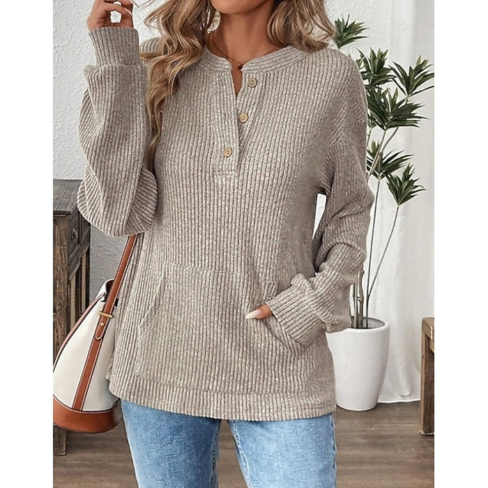 Swobodny Henley top