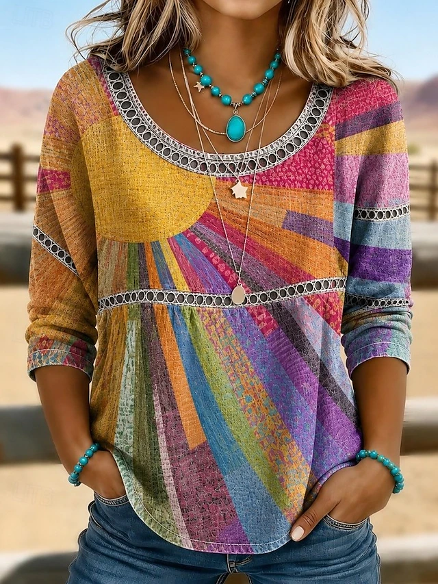 Boho Eyelet top