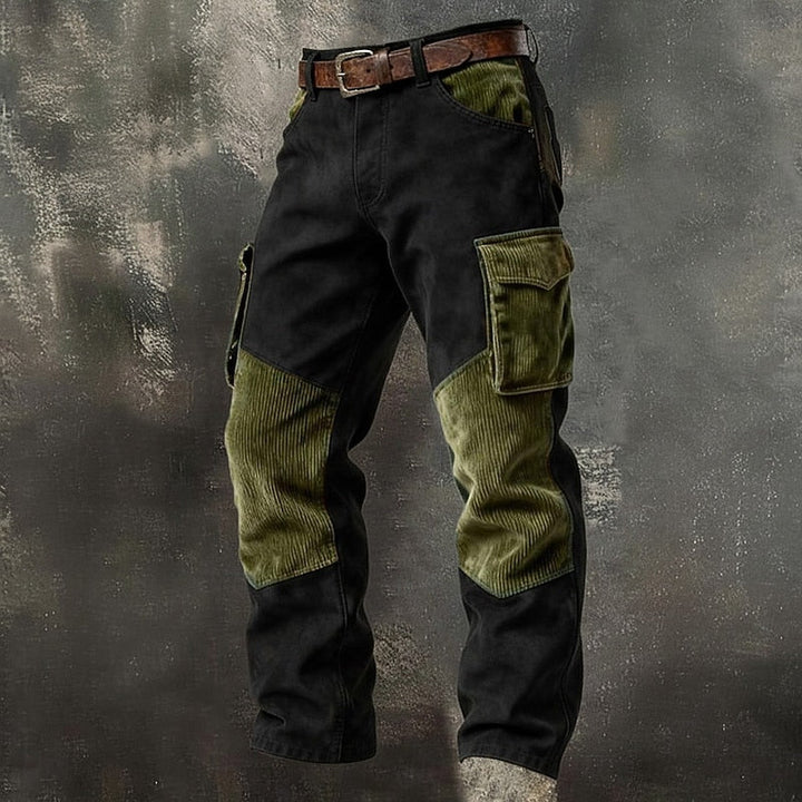 Solidny Two-Tone spodnie cargo