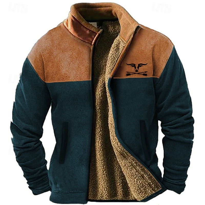 Solidny Two-Tone polar kurtka