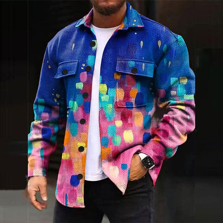 Wyrazisty wzorzysty Overshirt