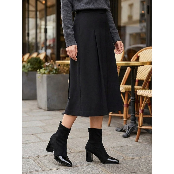 Cap-Toe Chunky obcas botki