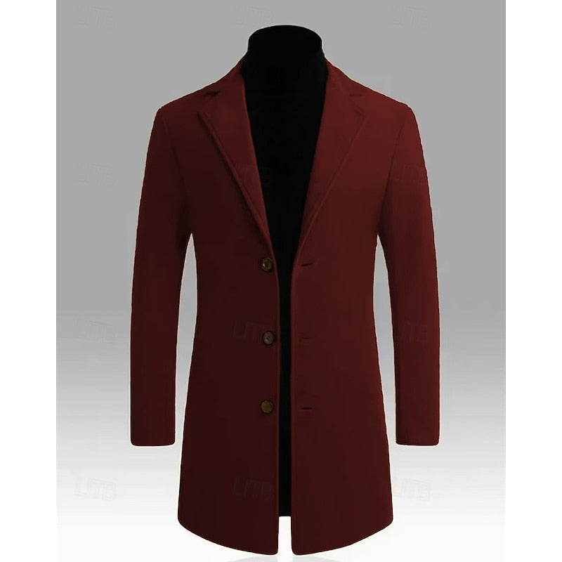 Klasyczny długi Overcoat