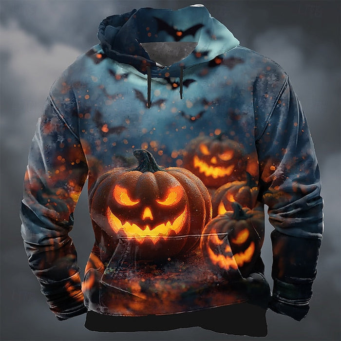 Halloween Pumpkin wzór bluza z kapturem