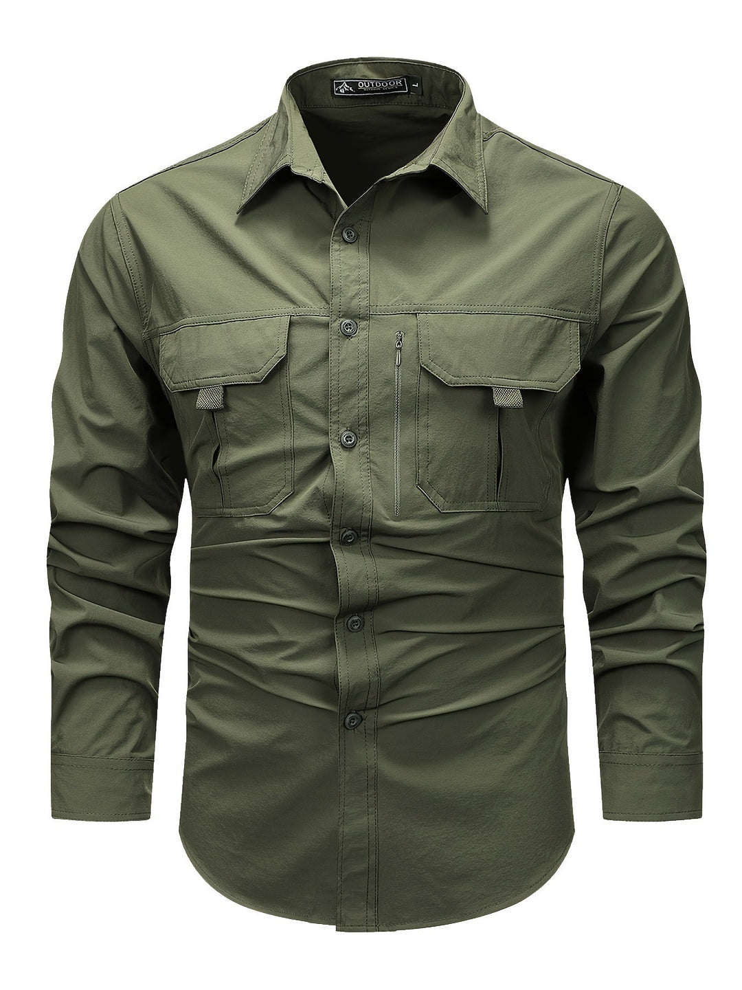 Solidny Multi-Pocket Cargo koszula