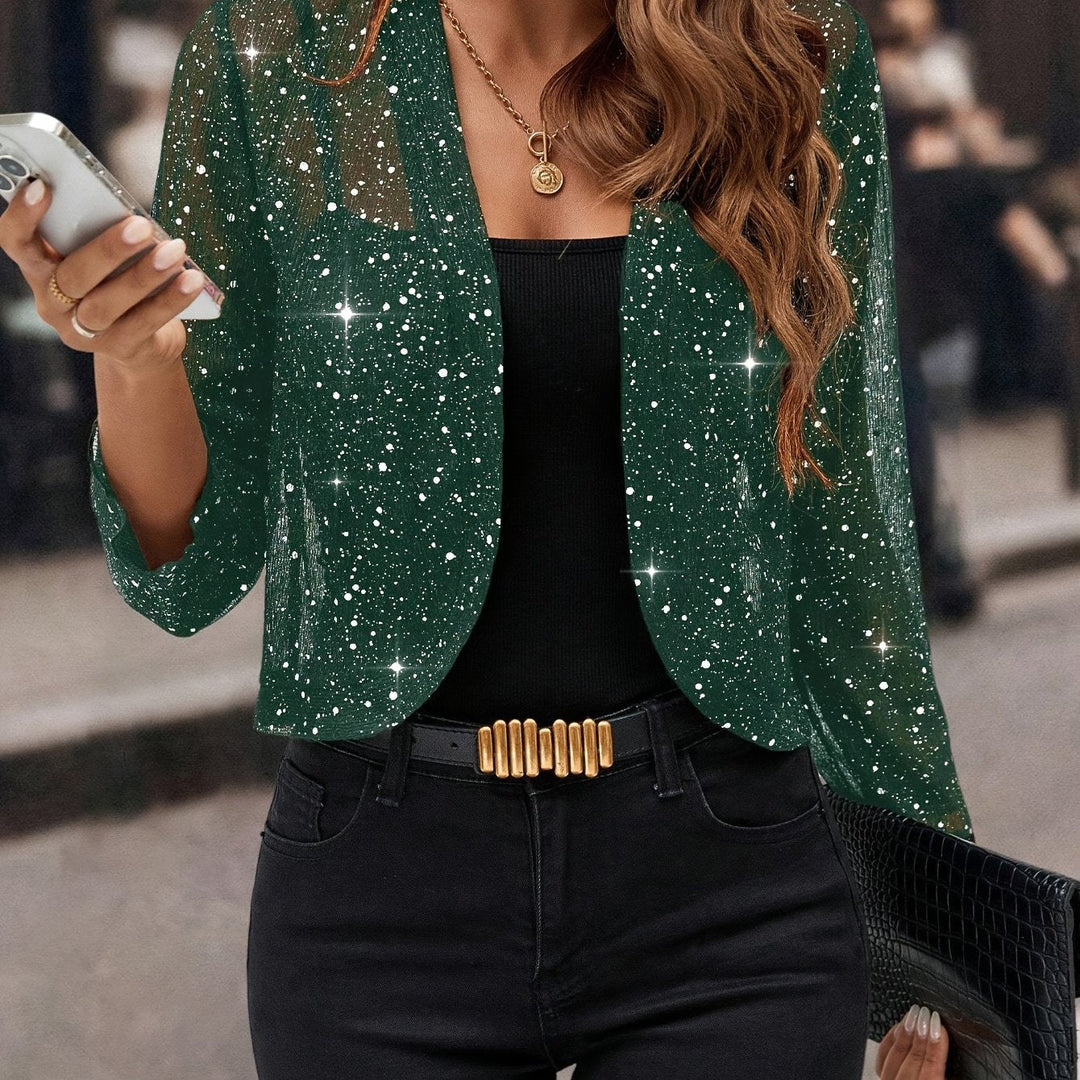 Shimmer Cropped kurtka