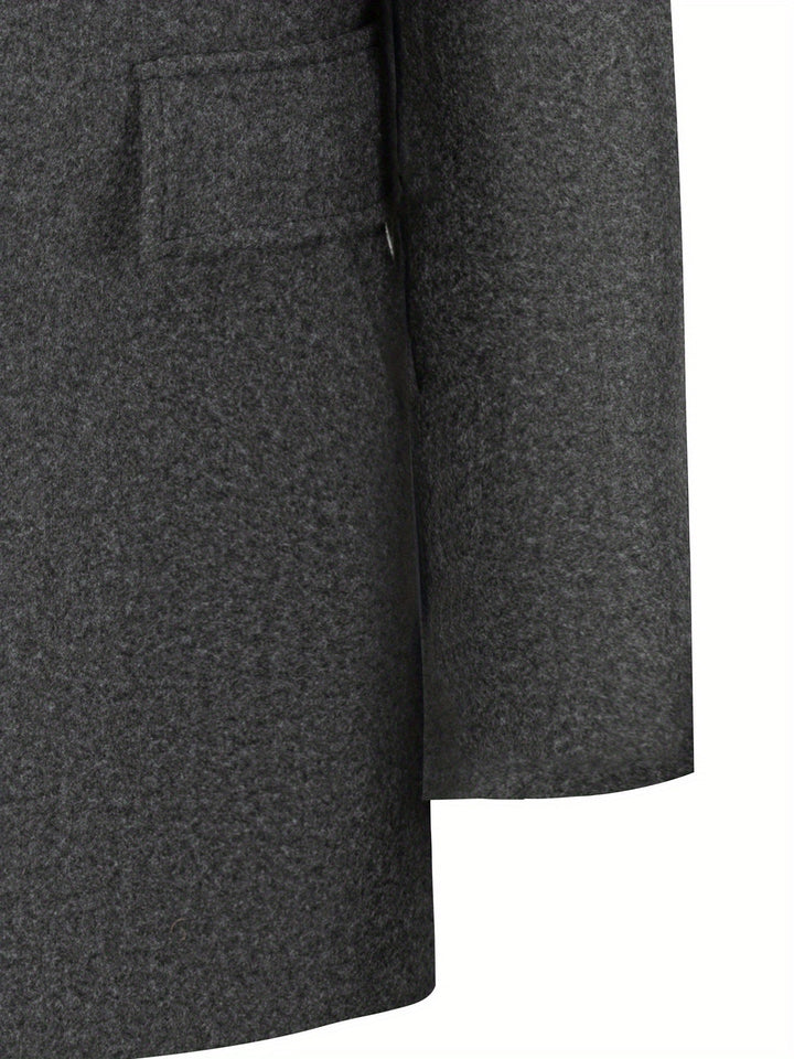 Elegancki Single-Breasted Overcoat