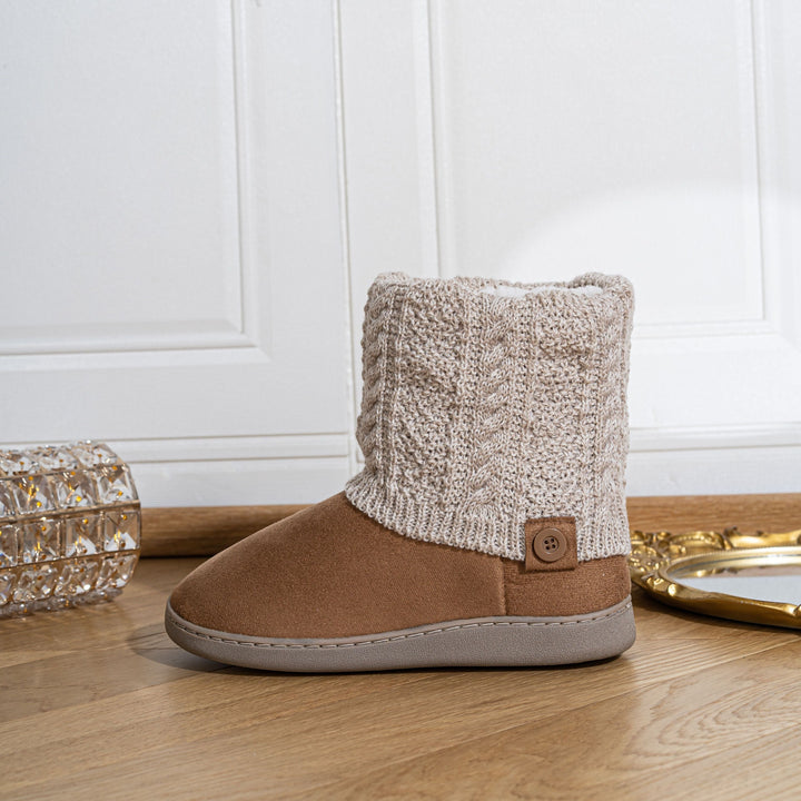 Przytulna dzianina-Cuff buty