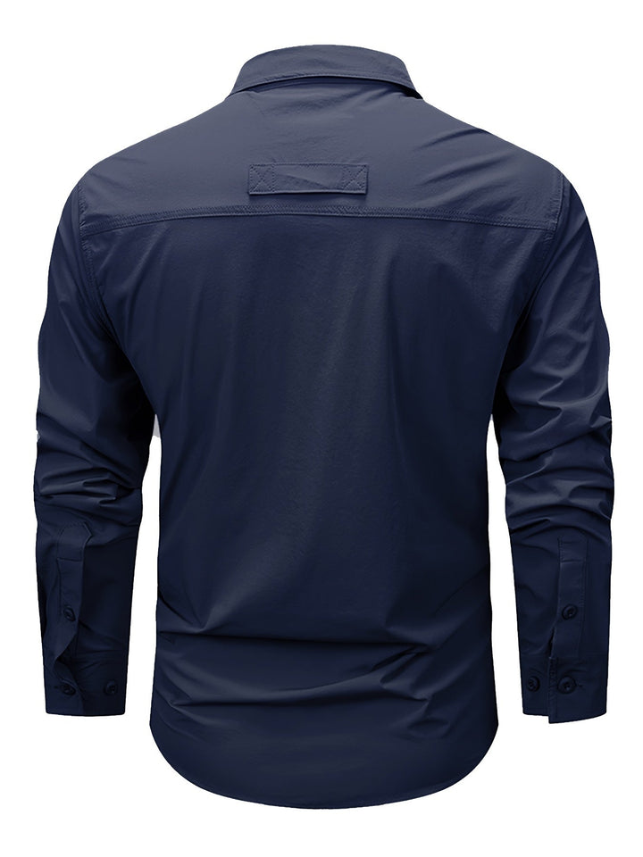 Solidny Multi-Pocket Cargo koszula