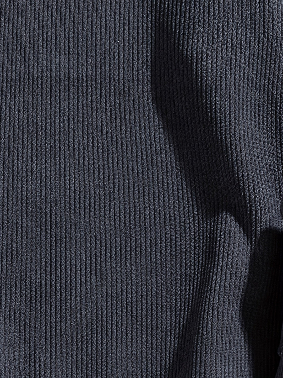 Layered okrągły dekolt bluza