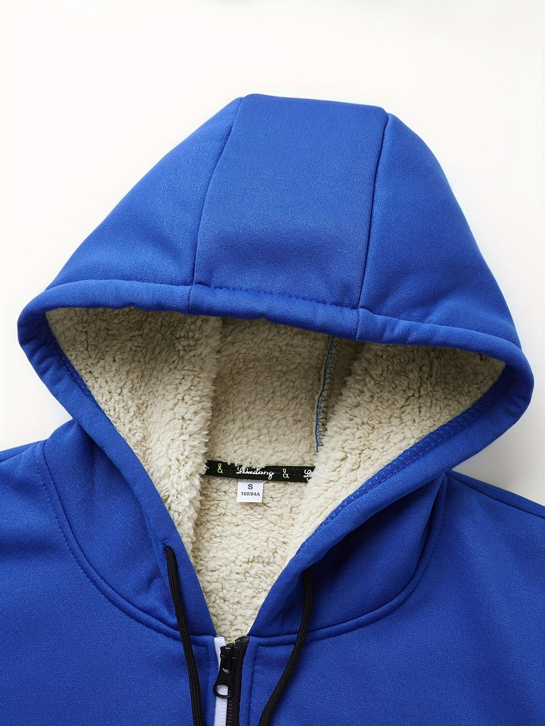 Przytulny z kapturem Zip-Up kurtka