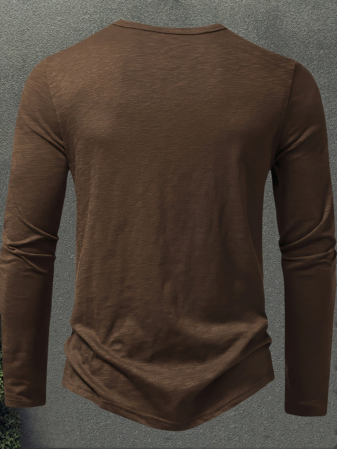Klasyczny Button-Placket Henley