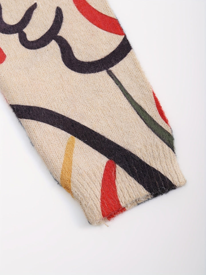Artful Abstract sweter