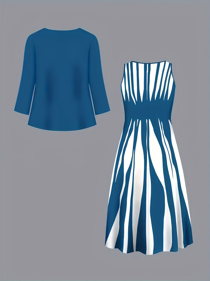 Two-Piece elegancki sukienka zestaw