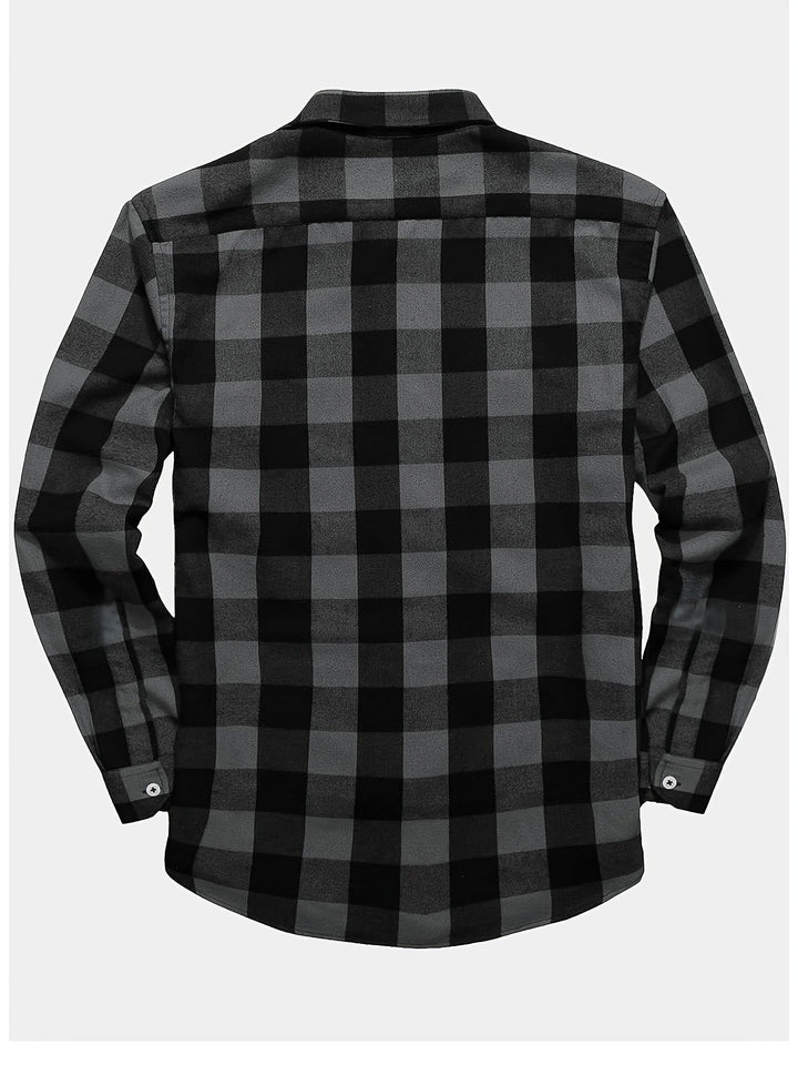 Klasyczny w kratę Flannel koszula