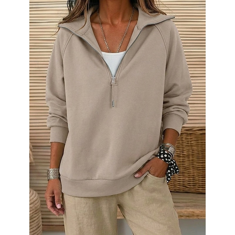 Zamek 1/4 Lapel bluza