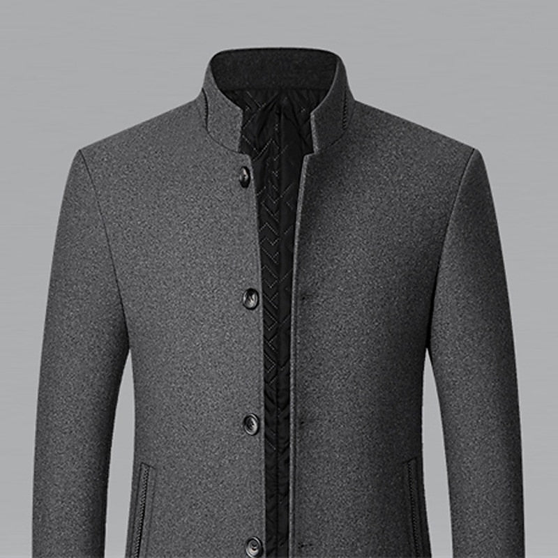 Elegancki stójka Overcoat
