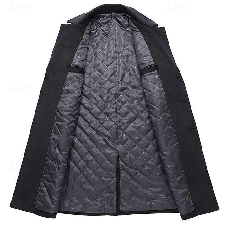 Elegancki Double-Breasted Overcoat