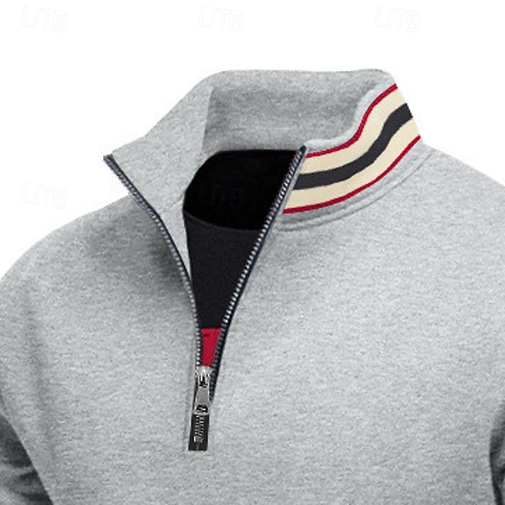 Zamek 1/4 stójka sweter