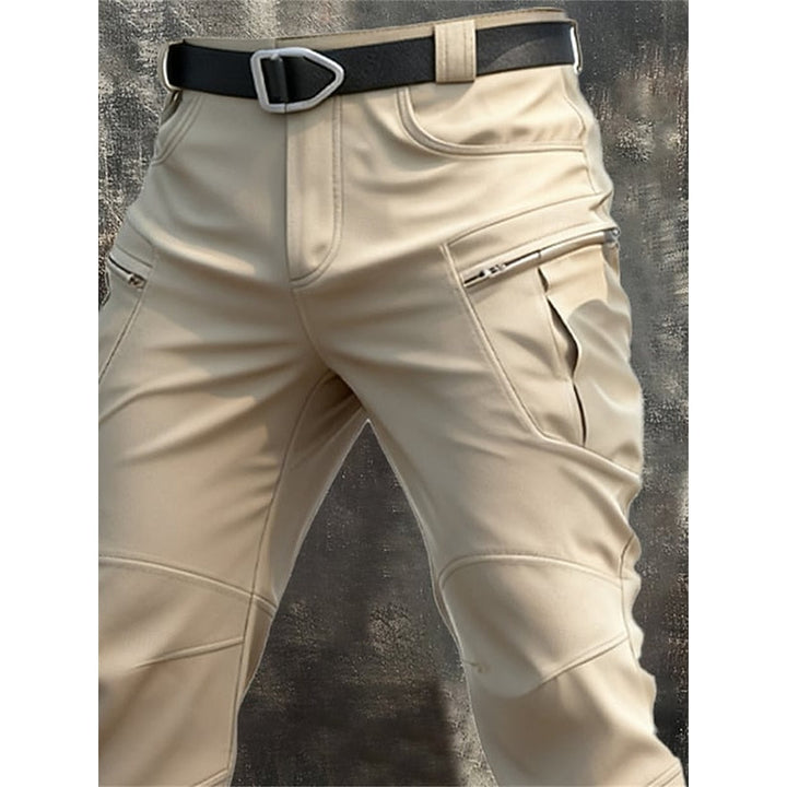 Solidny Multi-Pocket spodnie cargo