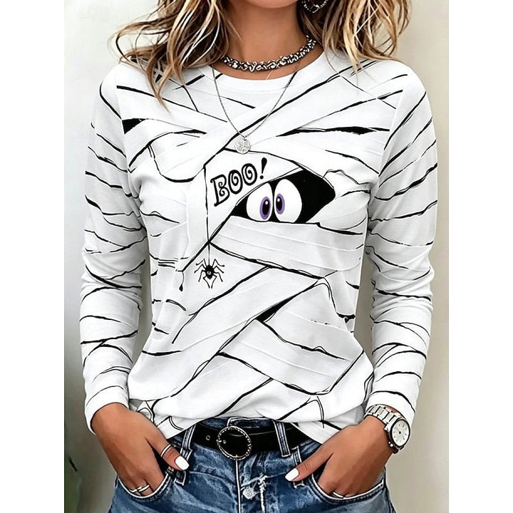Playful Halloween długi-rękaw top