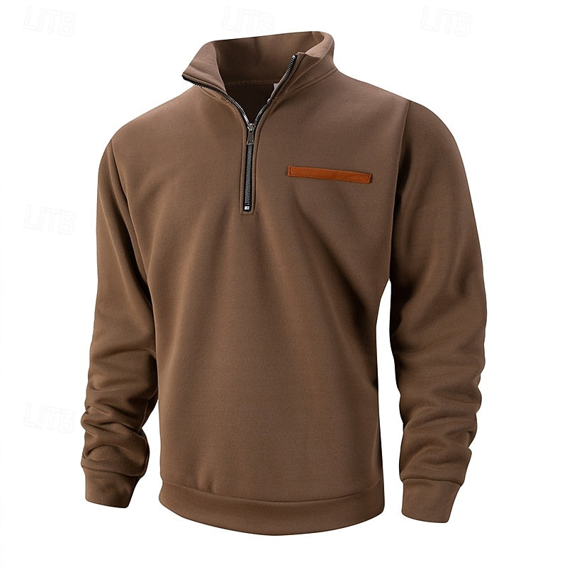 Elegancki zamek 1/4 sweter
