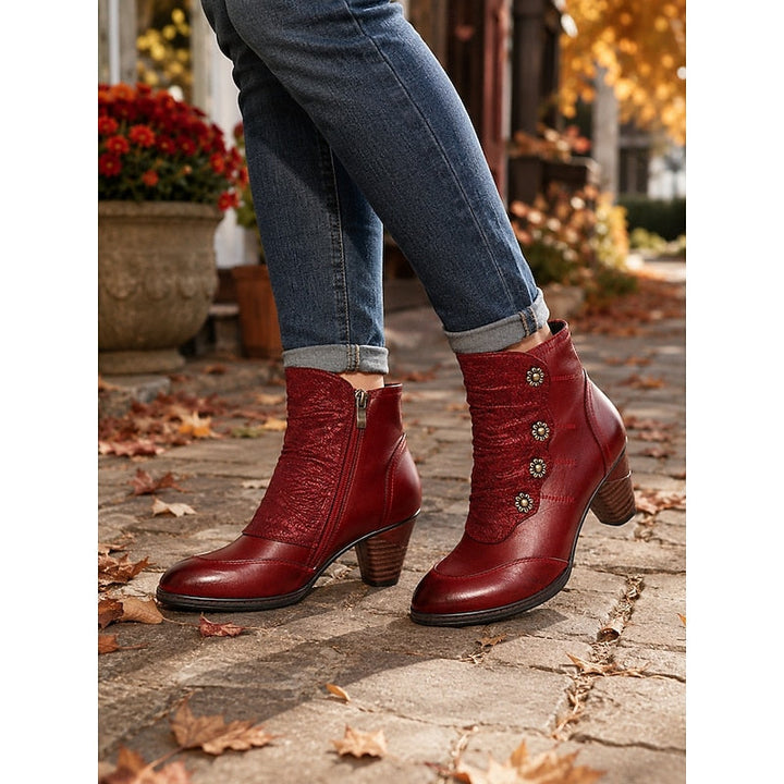 Heeled botki