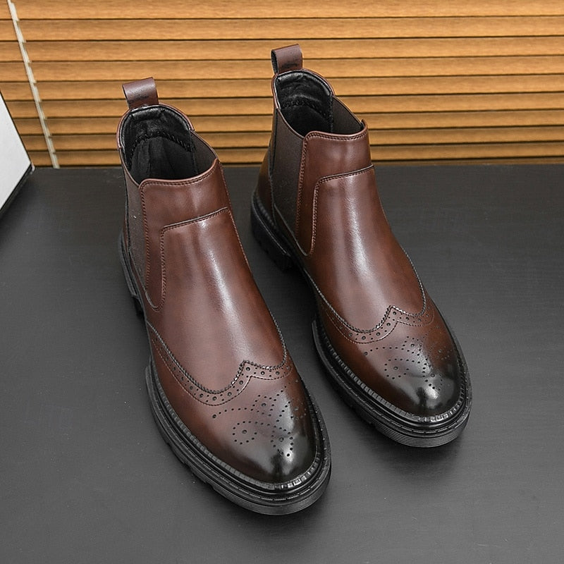 Wingtip sztyblety chelsea