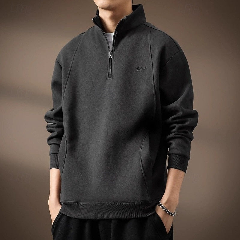 Klasyczny zamek 1/4 bluza