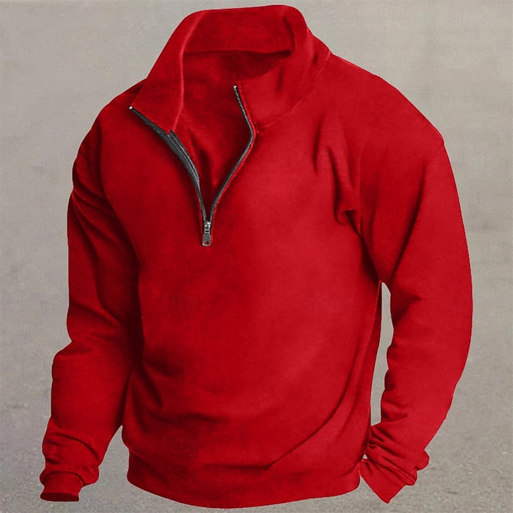 Zamek 1/4 stójka sweter