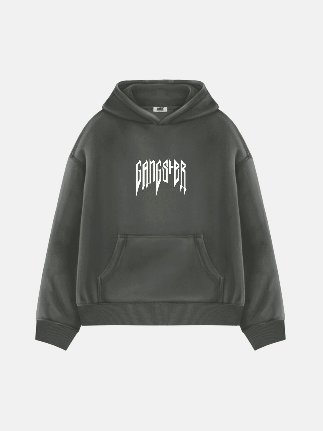 Oversize Gangster Hoodie - Antracyt
