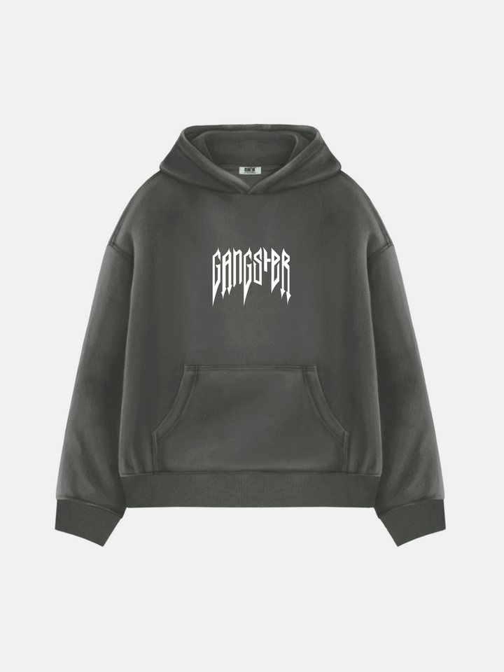Oversize Gangster Hoodie - Antracyt