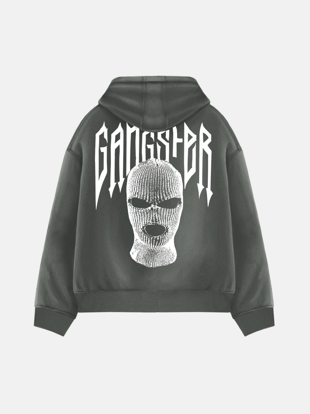 Oversize Gangster Hoodie - Antracyt