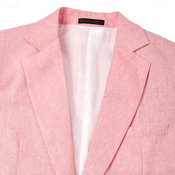 Dopasowany Notch-Collar marynarka